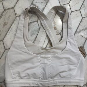 Lululemon White Sports Bra